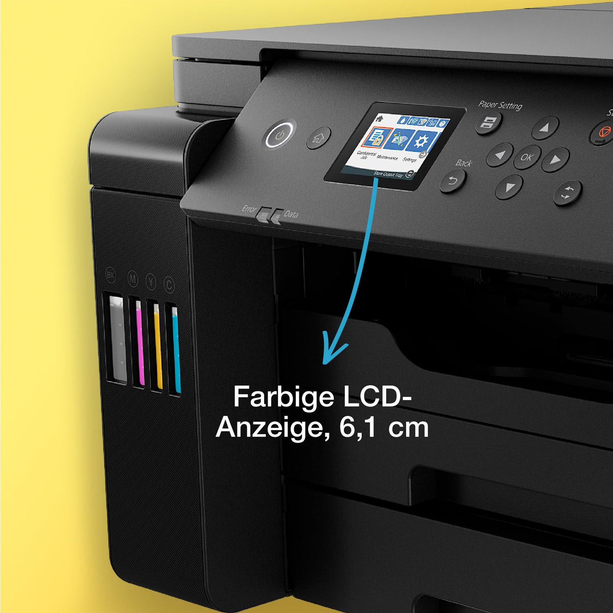 Epson EcoTank ET-16150 Ink Tank Printer | for small offices & businesses | WiFi | A3+ | Duplex printing | 6.1 cm LCD display | includes ink for up to 3 years
