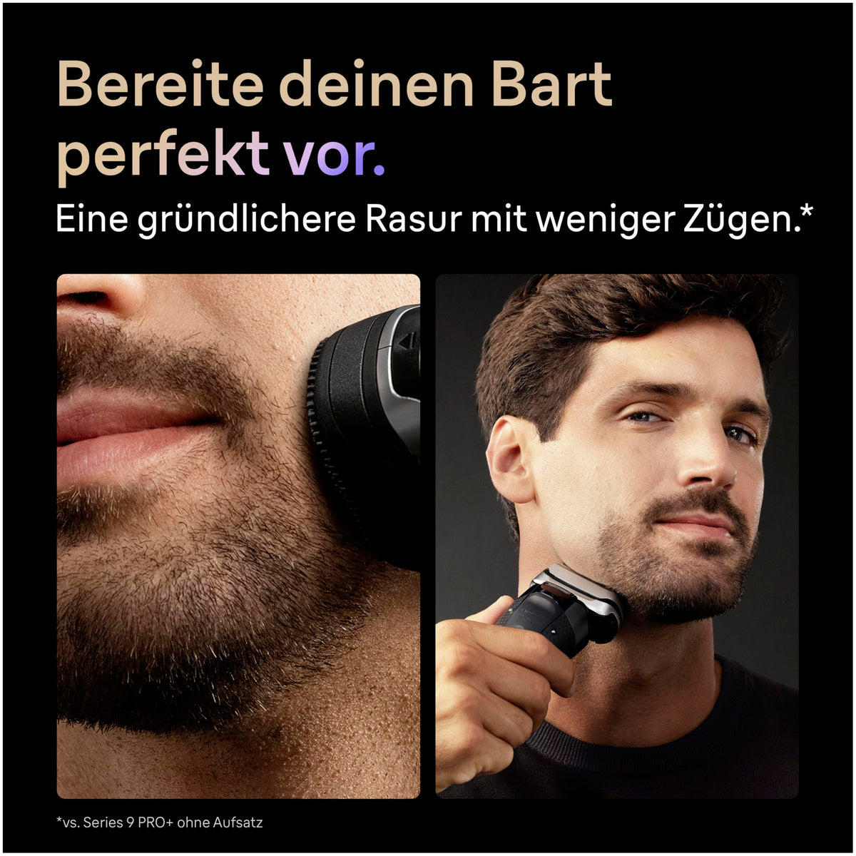 Braun Rasierer Herren Elektrisch Series 9 PRO+, 9690cce, Schwarz