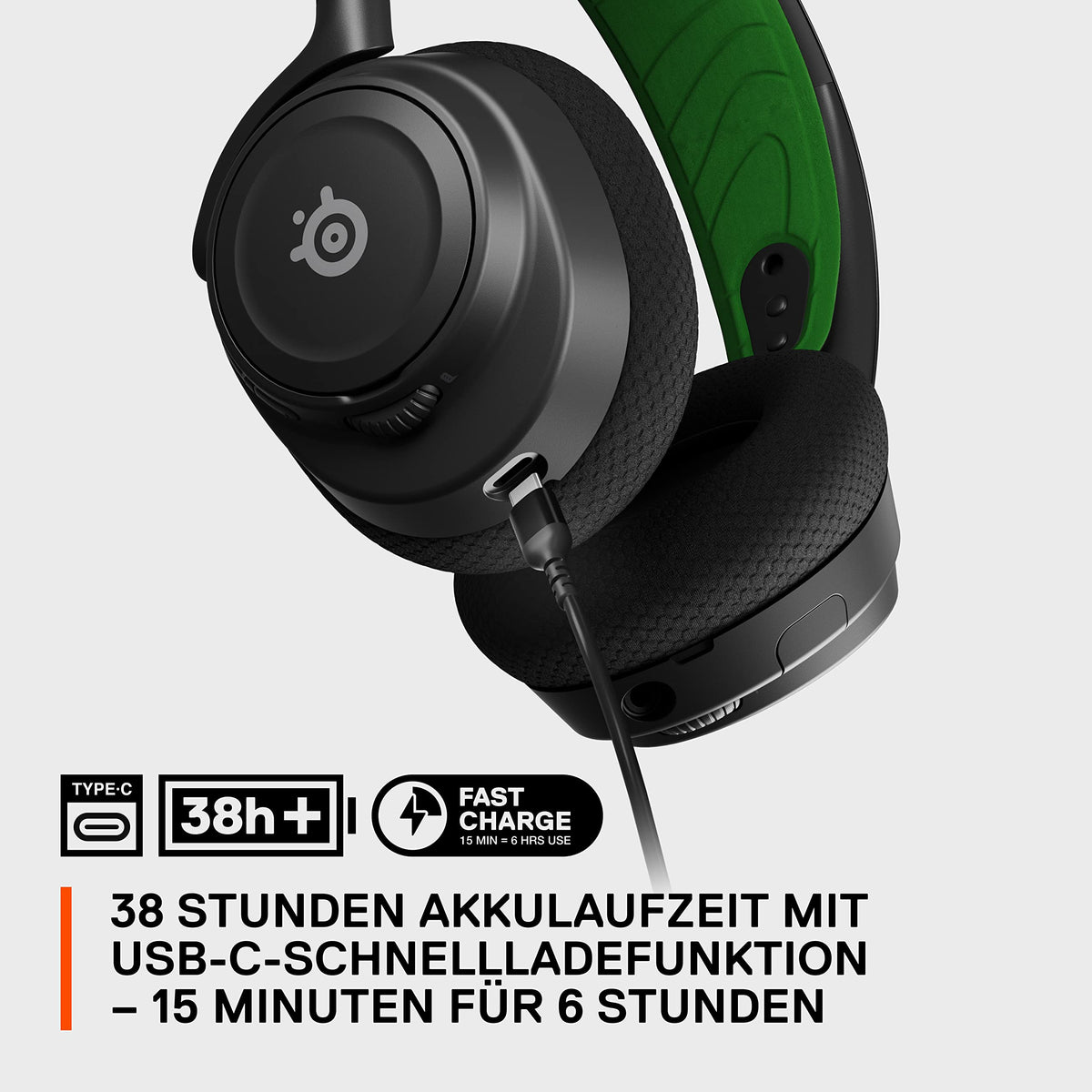 SteelSeries Arctis Nova 7X Wireless - Multi-Platform Gaming Headset for PS5, PC, Mobile - Magnetic Neodymium Drivers - 2.4 GHz + Mixable Bluetooth - 38 Hours Battery Life - ClearCast Gen 2 AI Microphone - 61565