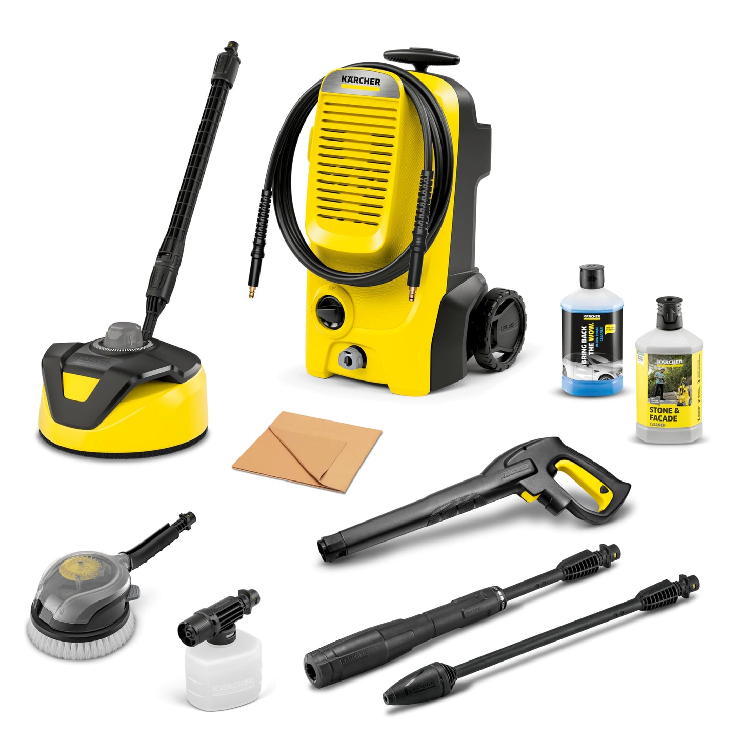 Kärcher high-pressure cleaner K 5 Classic Car & Home, pressure: max. 145 bar, delivery rate: 500 l/h, area: 40 m²/h, water filter, weight: 5.6 kg, high-pressure gun, dirt blaster, VPS, car & home kit - 1.950-706.0