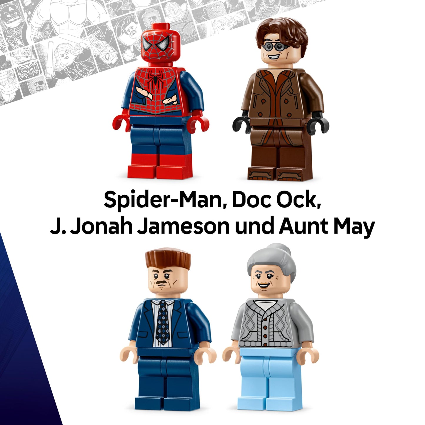 LEGO ǀ Marvel Spider-Man vs. Doc Ock: Showdown in the subway - Creative toy with superhero minifigures - Toy train model - Children's gift for boys and girls aged 9 and up - 76321