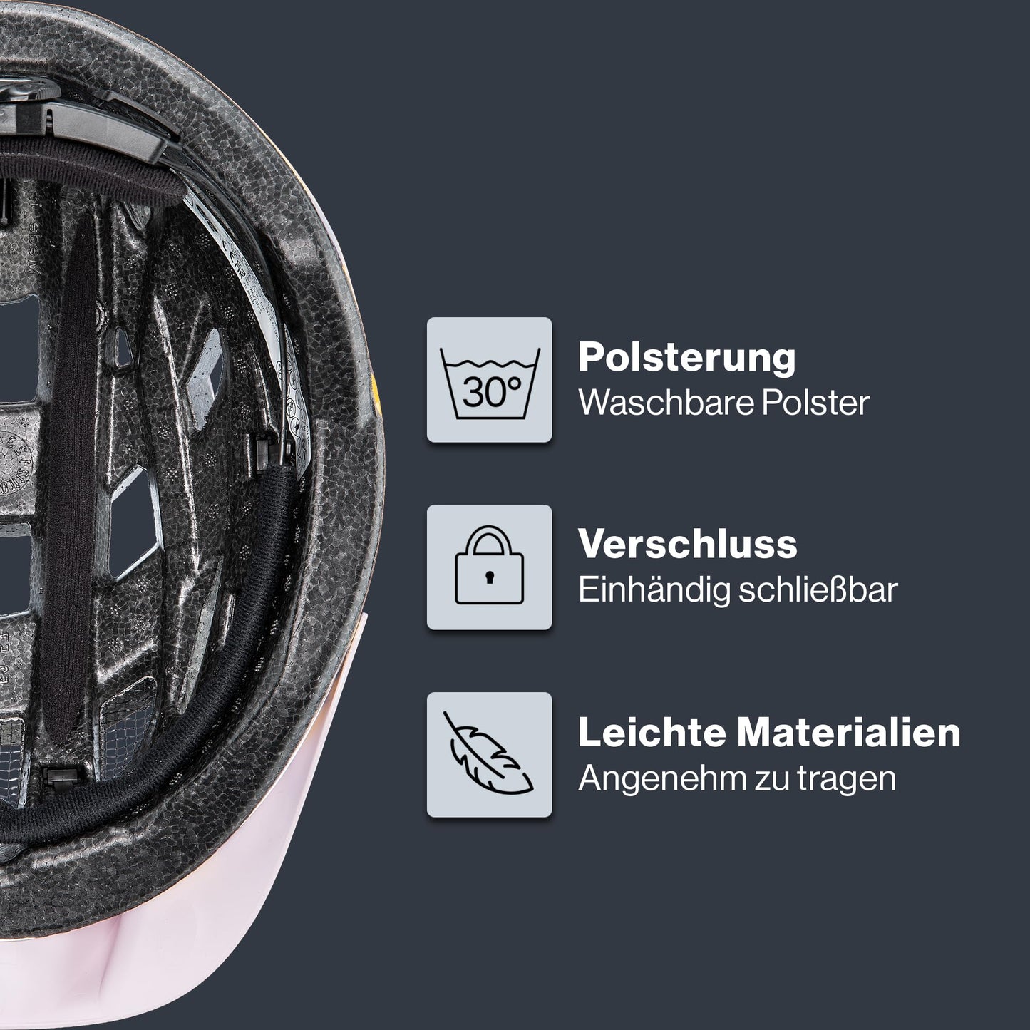uvex air Wing - Lightweight all-round helmet for men and women - individual size adjustment - powder liquids - 56-60 cm - S4144262817