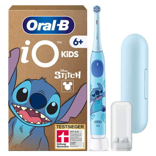 Oral-B iO Kids 6 Plus Disney Stitch Electric Toothbrush for Kids, Blue - 8700216932660