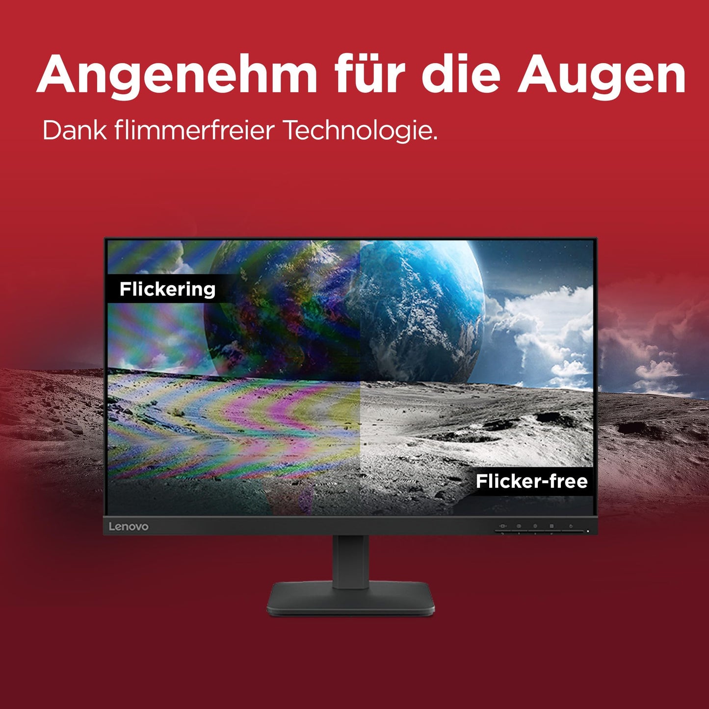 Lenovo L24-4e | Monitor | 23.8" Full HD | 100Hz | IPS | HDMI 1.4 | VGA - 68C2KAC1EU