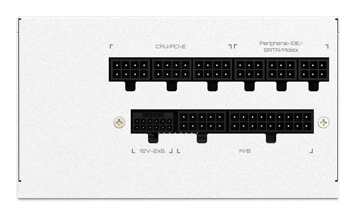 GIGABYTE UD750GM PG5 V2 Ice Sursă de alimentare – PCIe Gen 5.1, 80 Plus Gold, design complet modular, ventilator de 120 mm, compatibil ATX 3.1, conector EU - GP-UD750GM