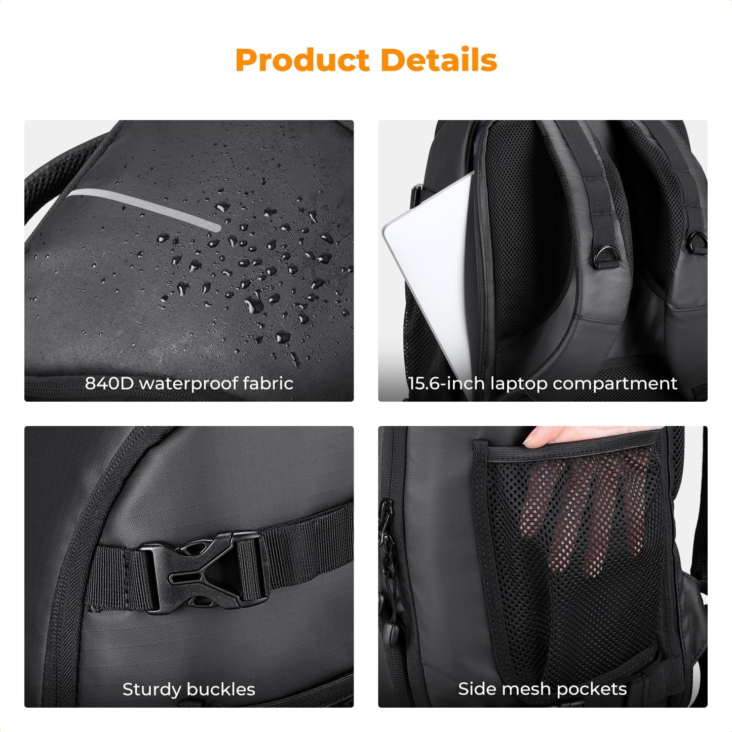 K&F CONCEPT camera backpack waterproof photo backpack - KF13.164V1