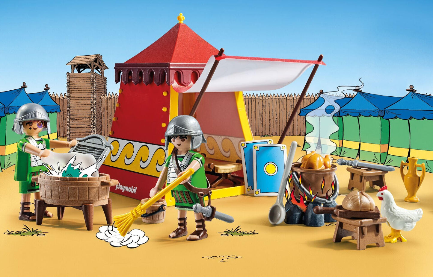PLAYMOBIL Asterix Legionnaires Tent | Asterix and Obelix | Adventure toys for children aged 5 and up | 71829