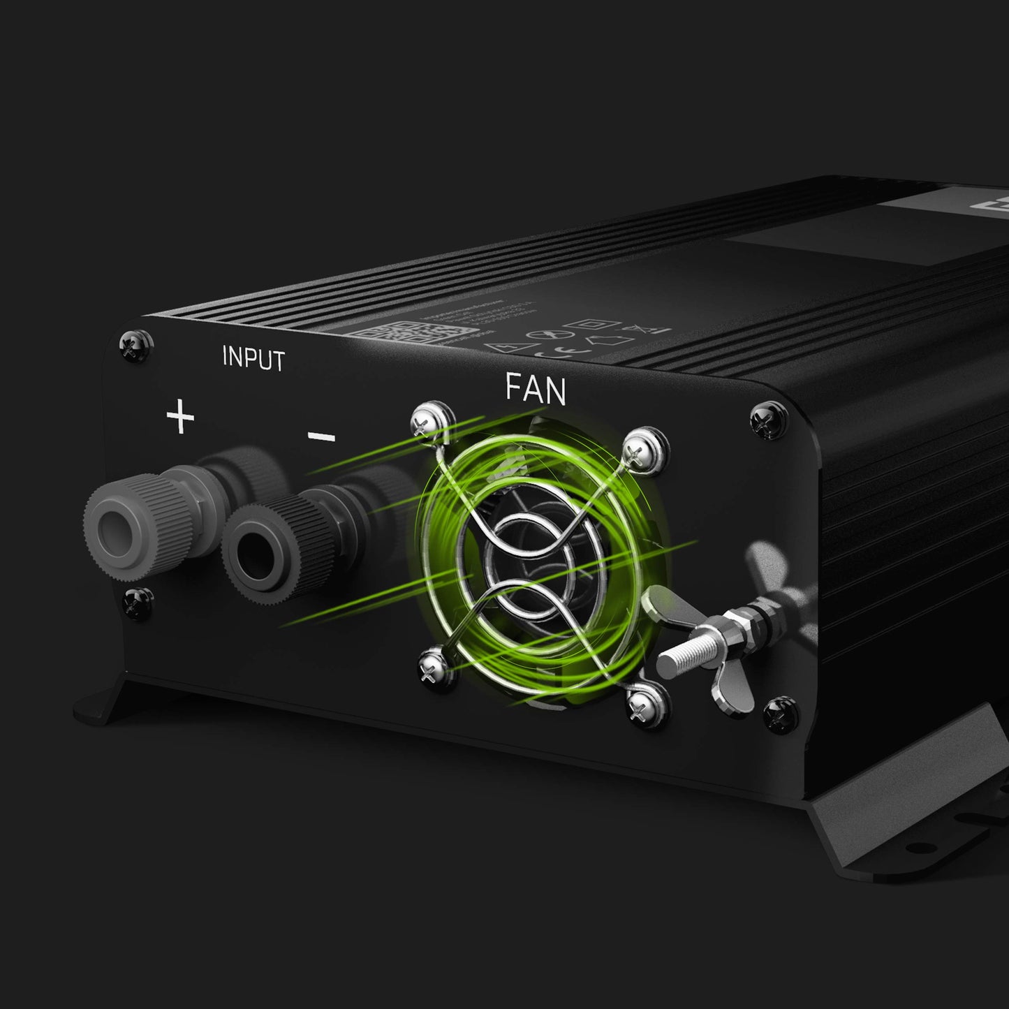 Green Cell PRO 300W/600W 12V to 230V Pure Sine Volt Car Voltage Converter Inverter Converter Pure Sine Wave Power Solar Inverter DC AC Converter Current Converter