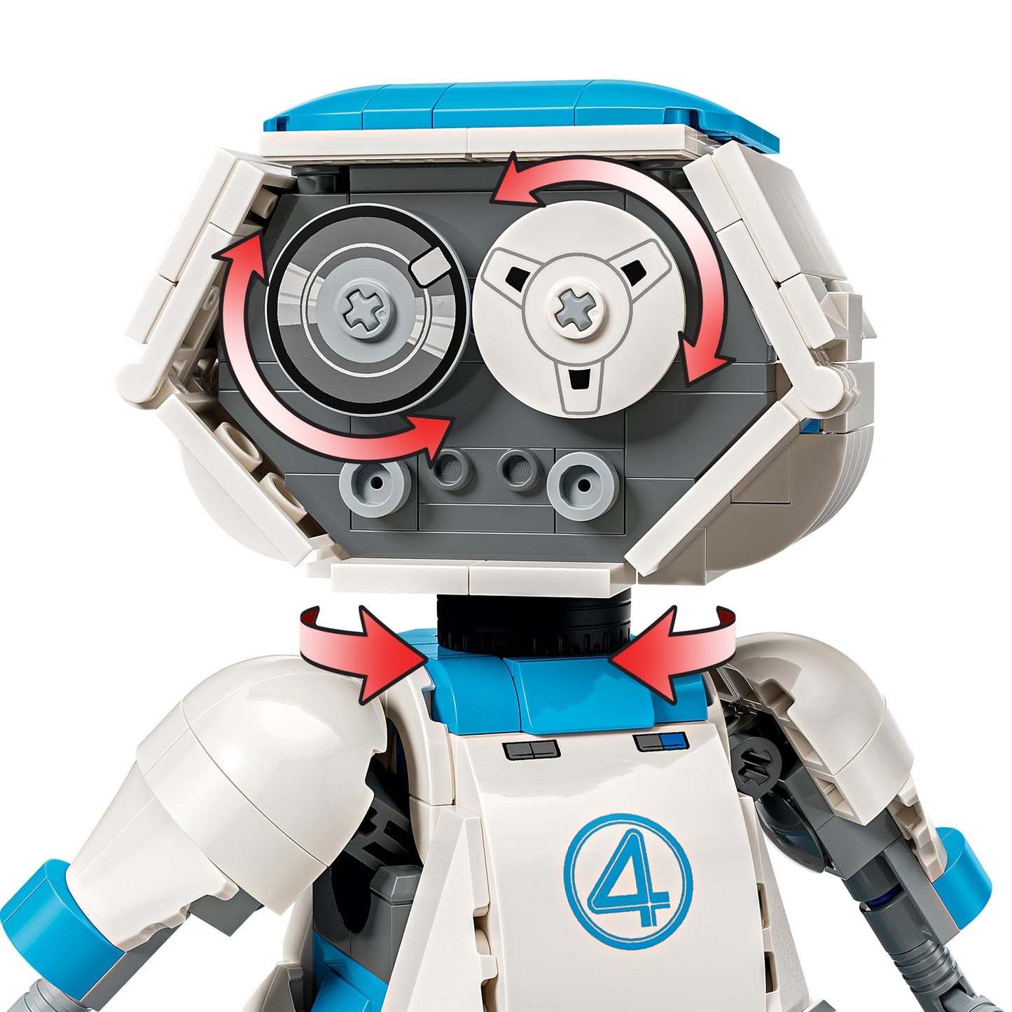 LEGO ǀ Marvel The Fantastic Four H.E.R.B.I.E. - Building set - Marvel collector's item for children aged 10 and over - Room decoration for the film - movable robot - gift - 76339