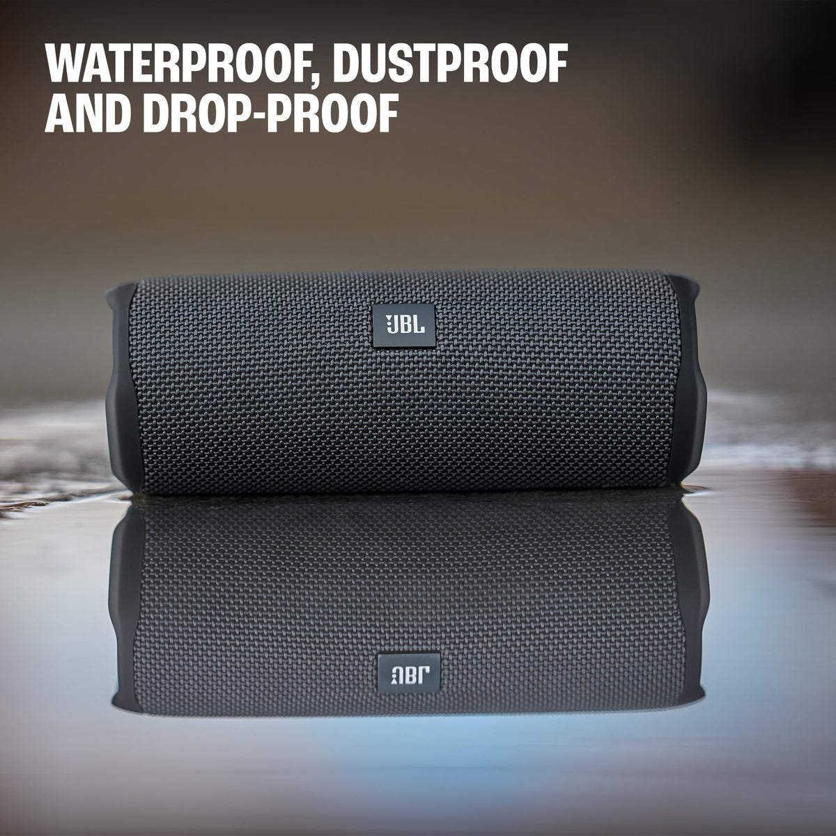 JBL Flip Essential 3 Portable Bluetooth Speaker, Black - JBLFLIPES3SE