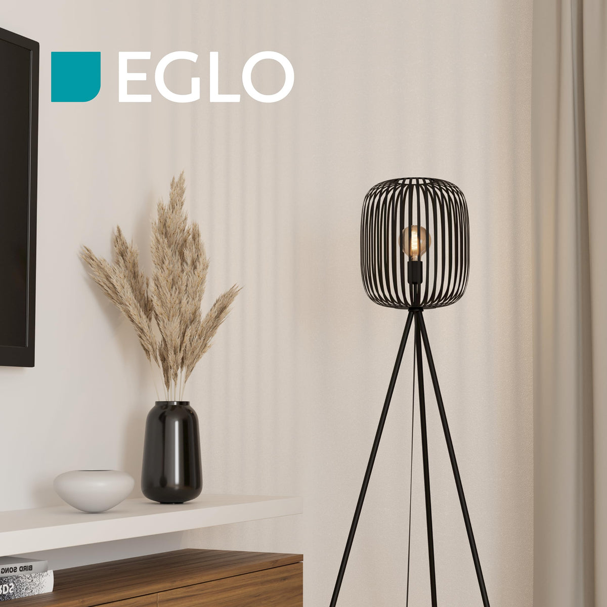 EGLO Floor Lamp Romazzina Living Room - 900522