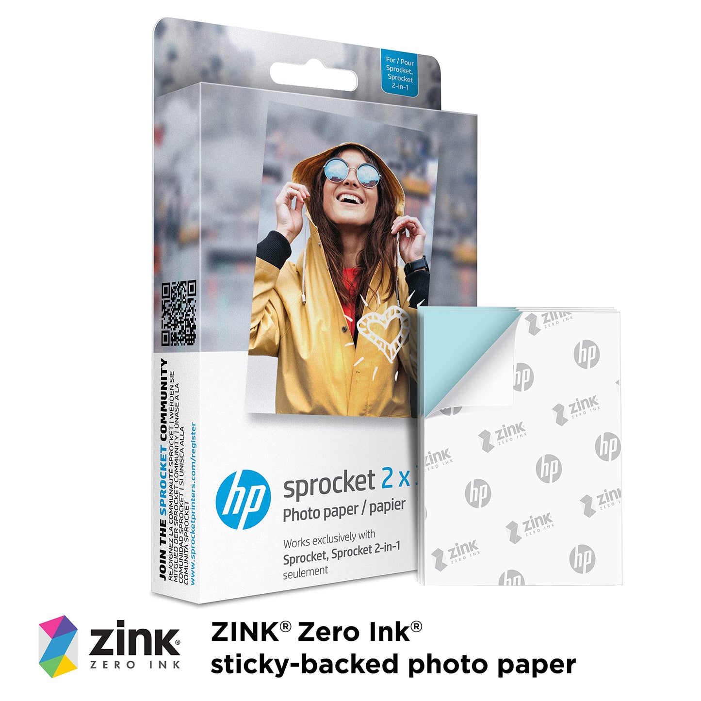 HP Sprocket Premium Zink vorgeschnittenes - 1DE39A