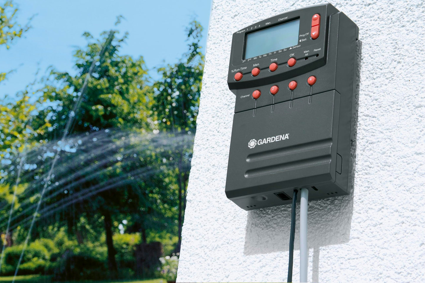 Gardena connection cable 24 V: connection cable for connecting up to 6 irrigation valves 24 V, cable cross section 7 x 0.5 mm² (1280-20)