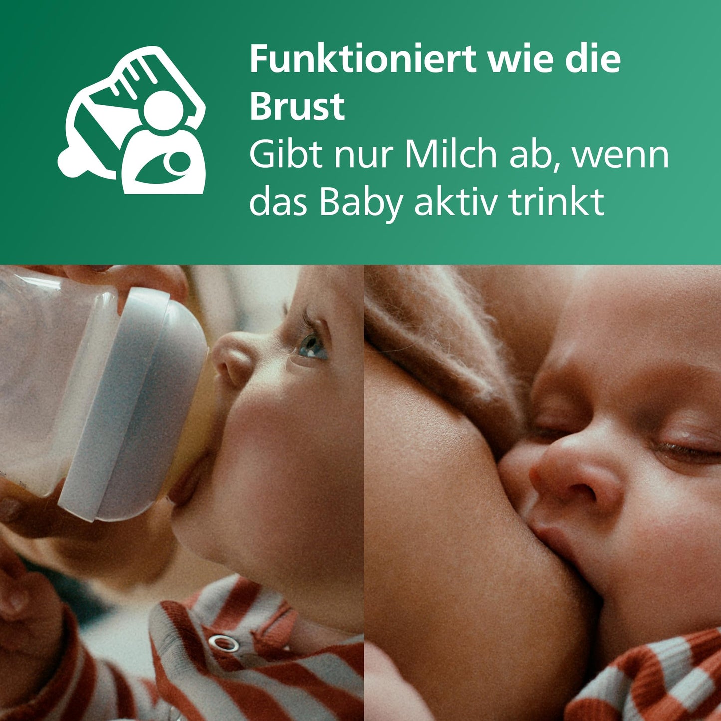 Philips AVENT Natural Response Glass Gift Set for Newborns - 3 x 120ml and 2 x 240ml Baby Bottles, 2 x Ultra Soft Pacifiers 0-6 Months, Bottle Brush, BPA Free (Model SCD879/11)