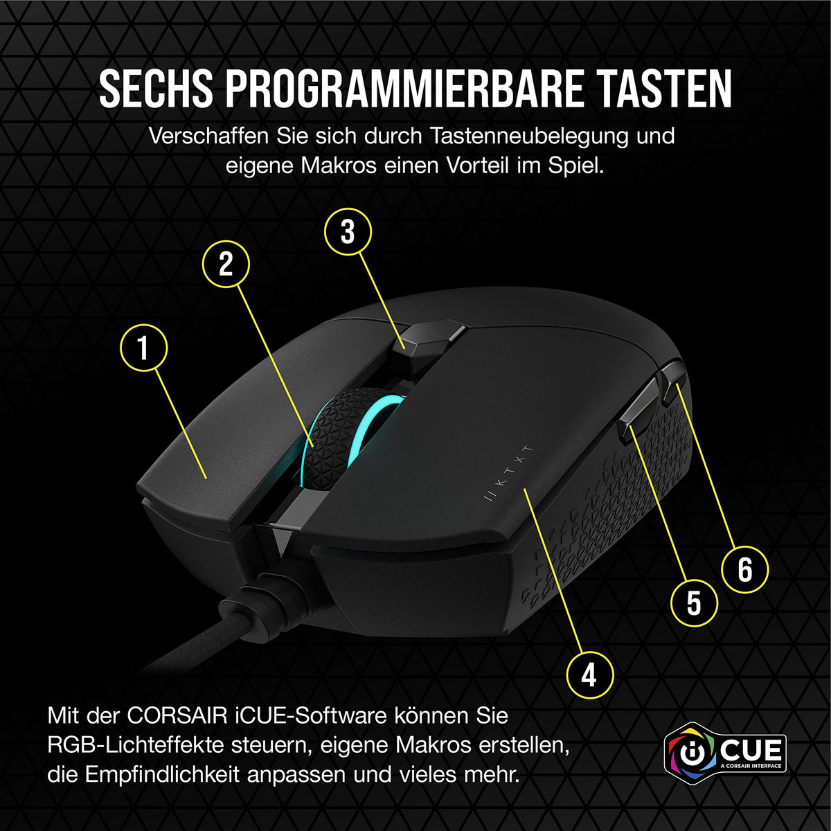 Corsair KATAR PRO XT Wired Ultra-Light FPS Gaming Mouse - Black - CH-930C111-EU