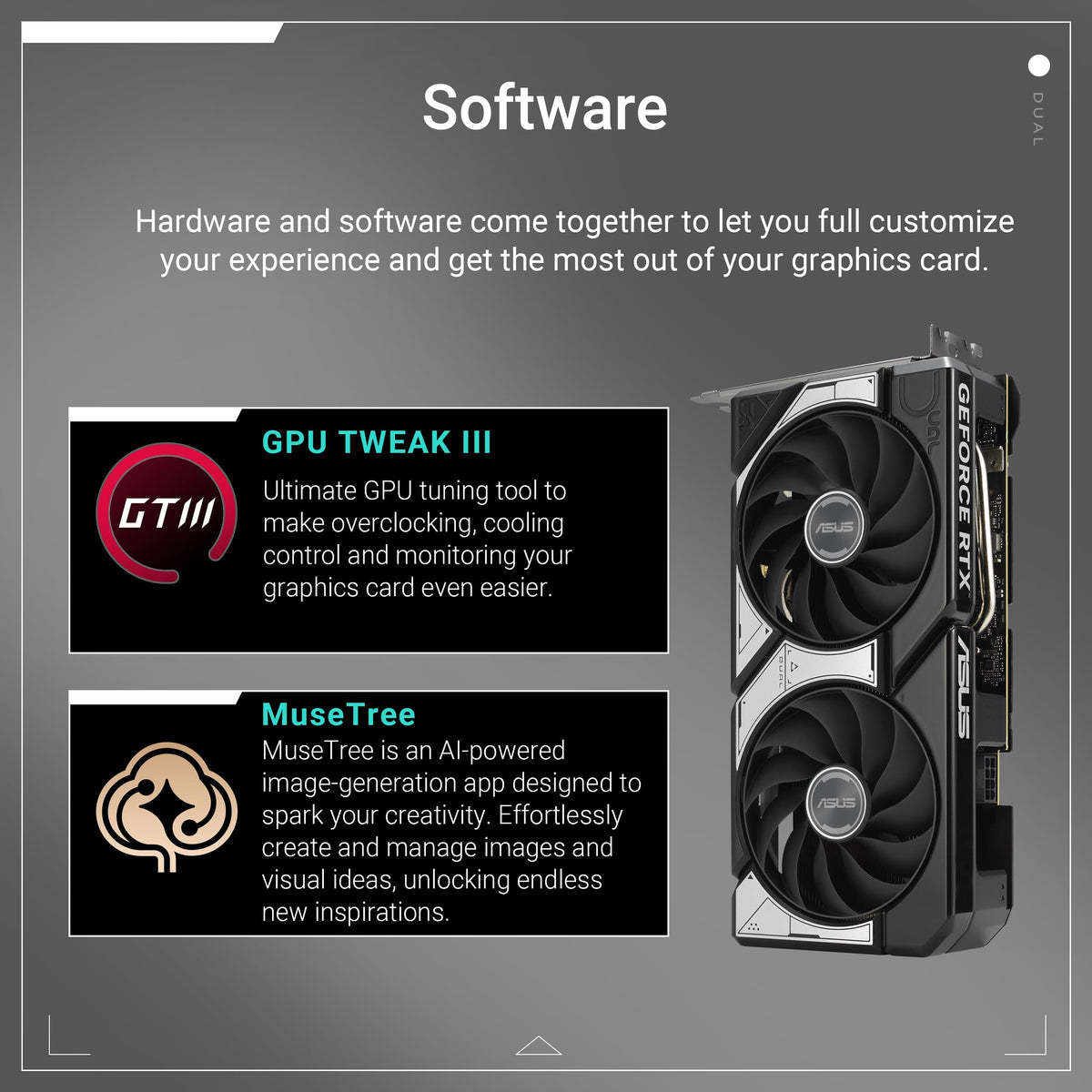 Grafică pentru jocuri ASUS Dual GeForce RTX 5060 Ti 8GB GDDR7 OC Edition - DUAL-RTX5060TI-O8G