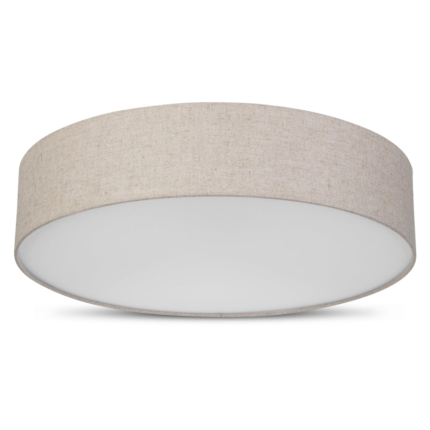 REV ceiling lamp - LED ceiling light around 50cm with fabric lampshade in a vintage look - ideal for bedrooms and living rooms, taupe - 2900025050