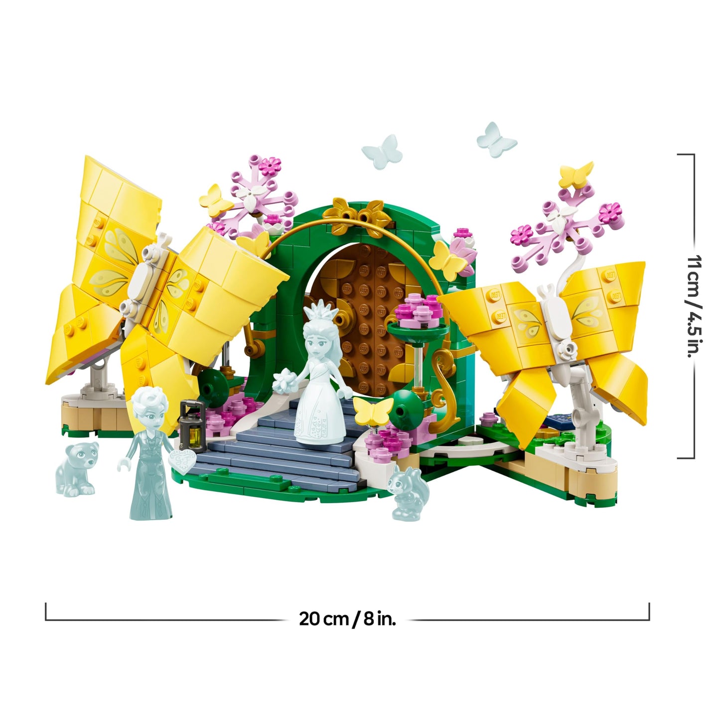 LEGO Wicked Glinda's Wedding Day - Creative toy with 2 minifigures & 2 movable butterfly figures with accessories - children's gift for girls, boys and film fans aged 8 and over - 75688