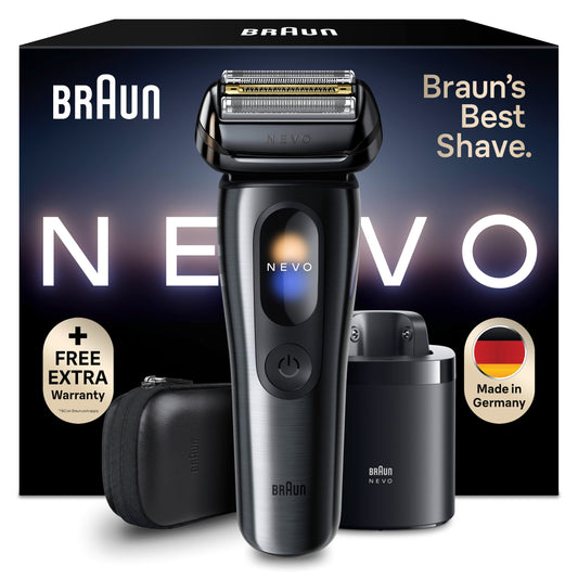 Braun NEVO Electric Shaver for Men, NEVO15115C, Black