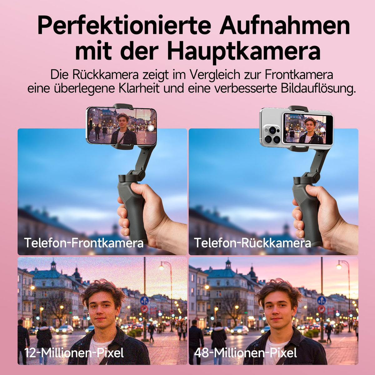 Rollei Easy Creator Selfie Monitor Handy Rear Camera Magnetic Screen - 26957