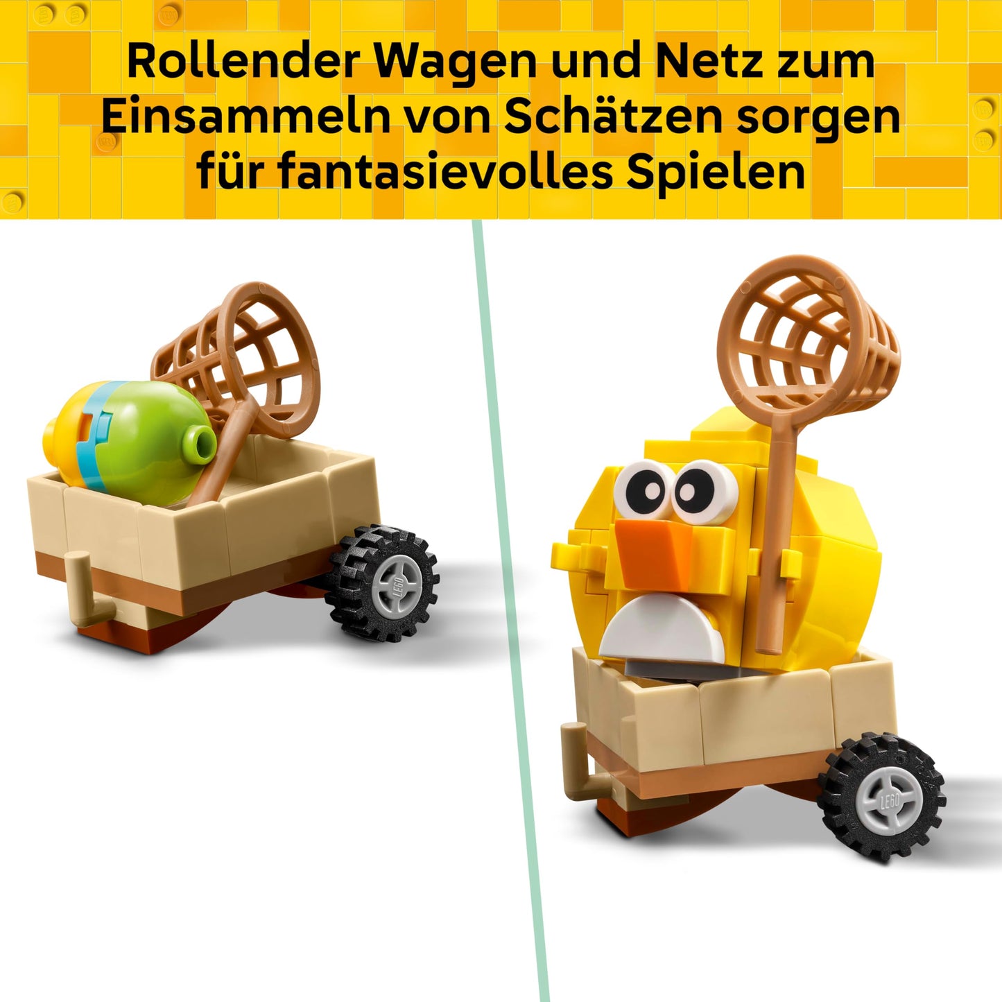 LEGO Easter Bunny and Easter Egg Hunt - Children's Toy with Rabbits & Bird Animal Figures - With Tree & Cart - Creative Construction Toy - Gift for Girls & Boys from 8 Years - 40808