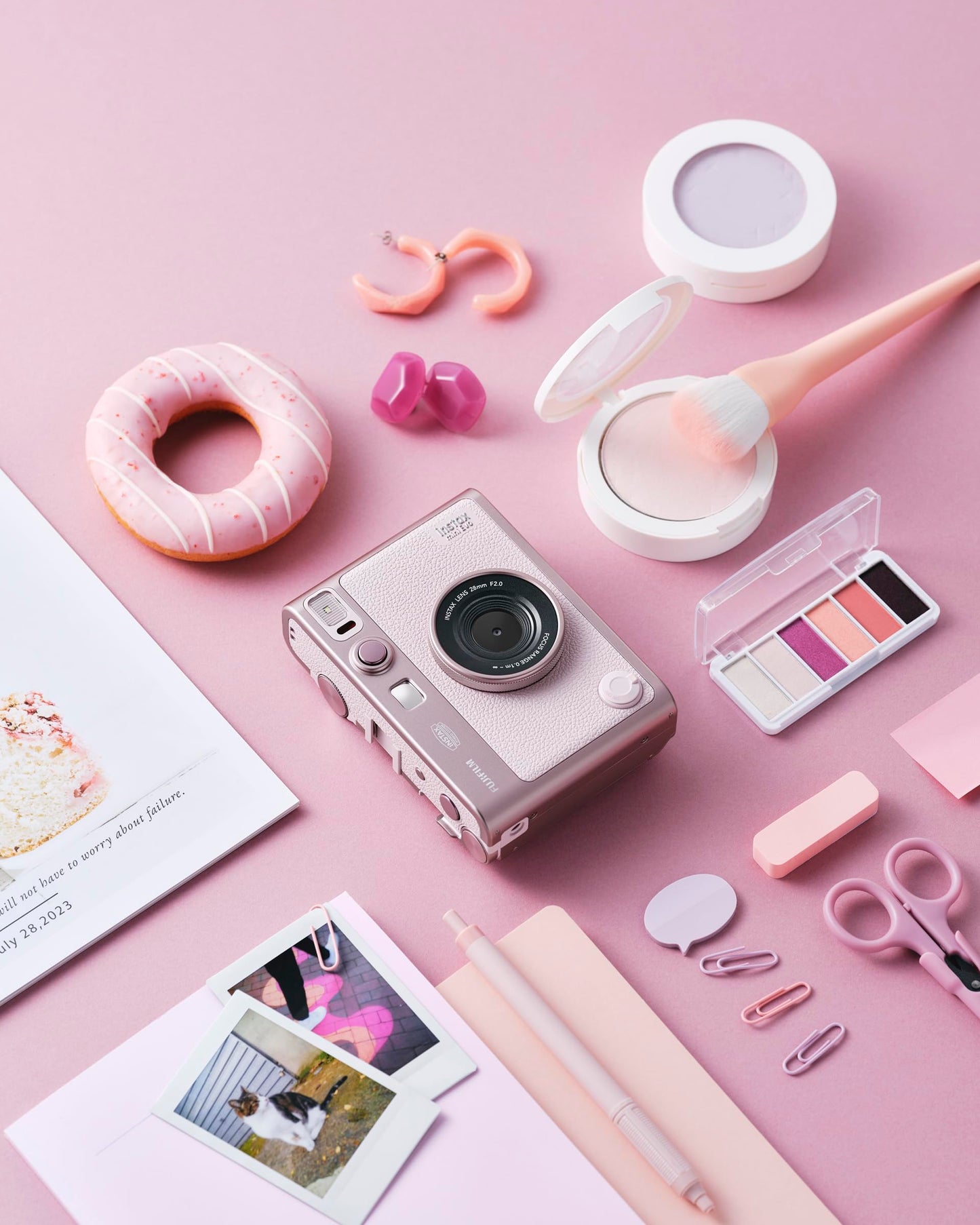 FUJIFILM instax mini Evo™ hybrid instant camera, Gentle Rose