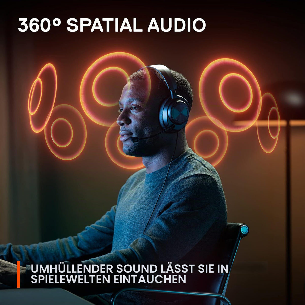 SteelSeries Arctis Nova Pro - Multi-System Gaming Headset (PC, PS5, Switch 2 & more) - Hi-Res Audio - GameDAC Gen 2 with ESS Sabre QuadDAC - 360° Surround Sound - ClearCast Gen 2 Microphone - 61527