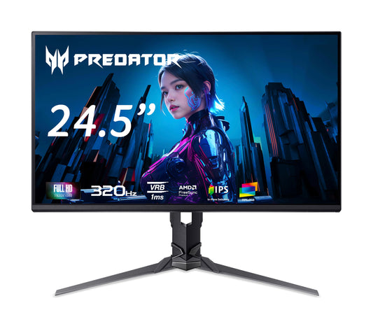 Acer Predator XB253QF3 Gaming Monitor 25 inches (62.2 cm) Full HD, 320Hz IUM