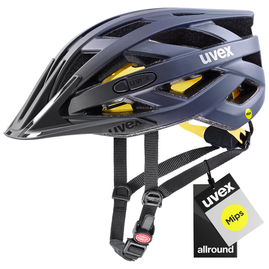 uvex i-vo cc MIPS bicycle helmet, midnight silver matt, 52-57 cm - S413613