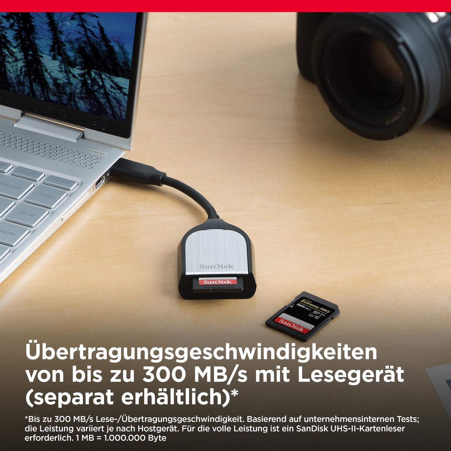 SanDisk Extreme PRO SDHC UHS-II Speicherkarte V90 128 GB  SDSDXDK-128G-GN4IN