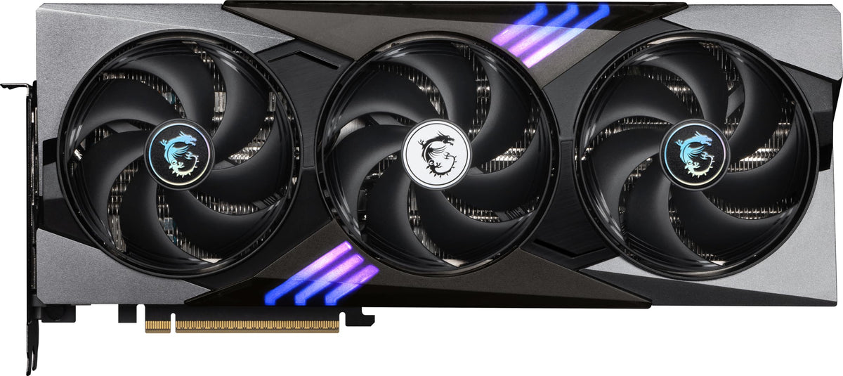 MSI GeForce RTX 5080 16G Gaming Trio OC — 16GB GDDR7 (30Gbps/256-bit), PCIe 5, Boost: 2745 MHz, HDMI 2.1b, DisplayPort 2.1b - V531-005R