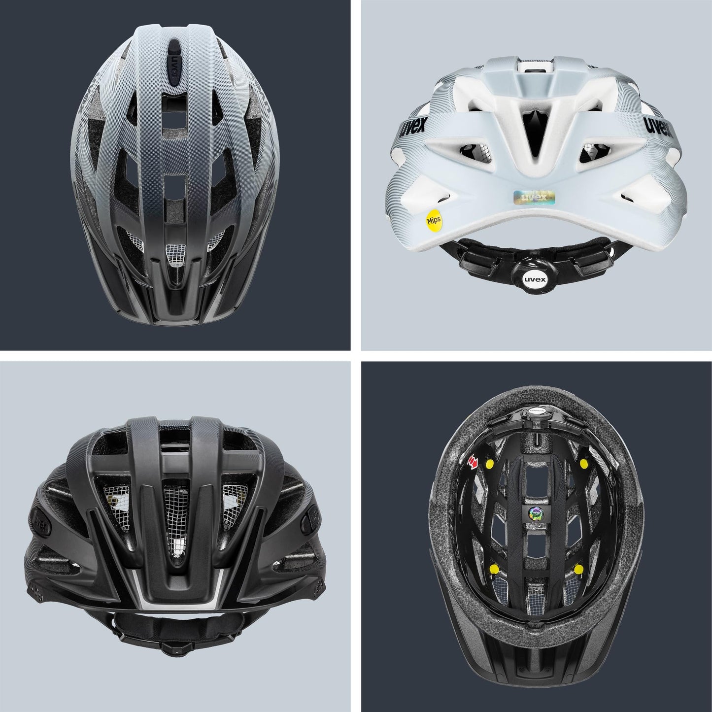 uvex i-vo cc MIPS bicycle helmet, Black-Cloud matt, 56-60 cm - S413613