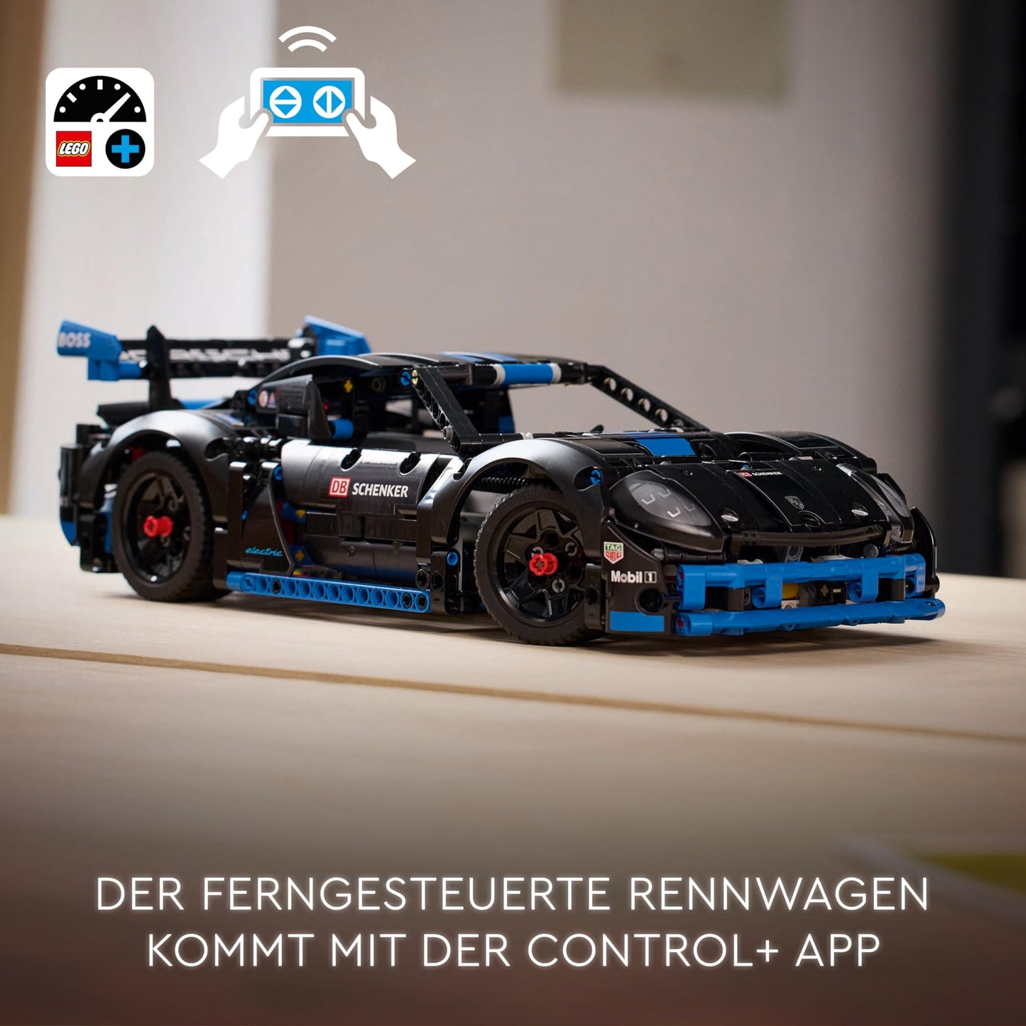 LEGO Technic Porsche GT4 e-Performance racing car, remote-controlled speedster, interactive model car, gift for children, building toy for ages 10 and up 42176