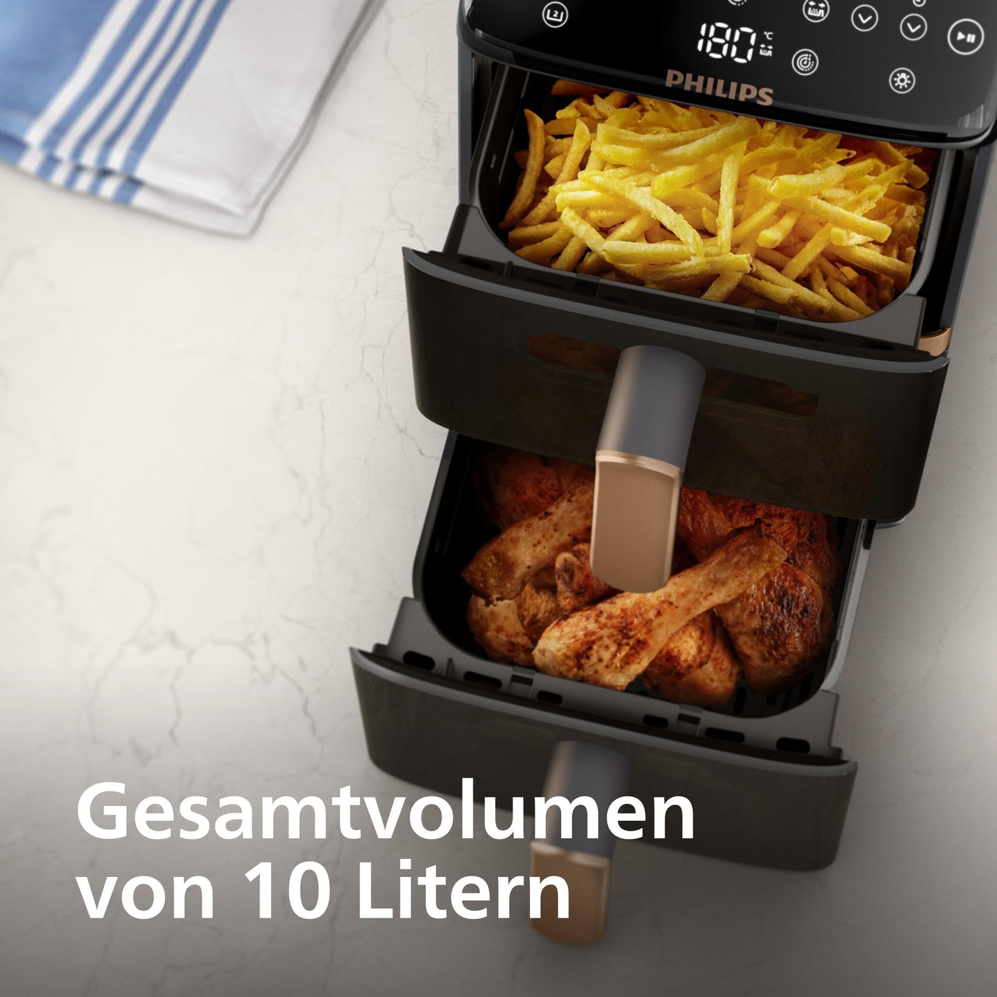 Philips Airfryer 4000 Series 10L Air Fryer (NA462/70)