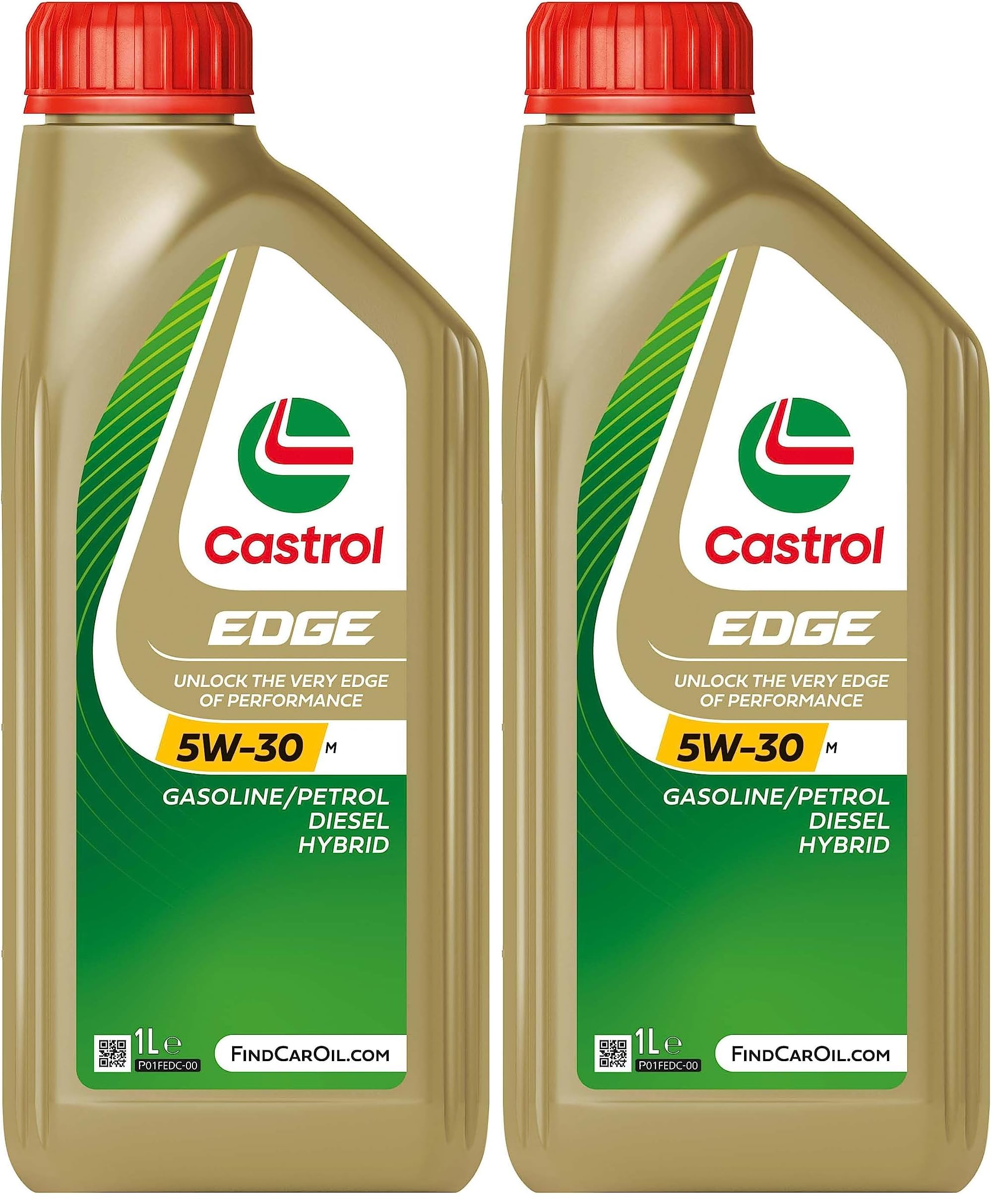 Castrol EDGE 5W-30 M Engine Oil, 1L (Pack of 2)