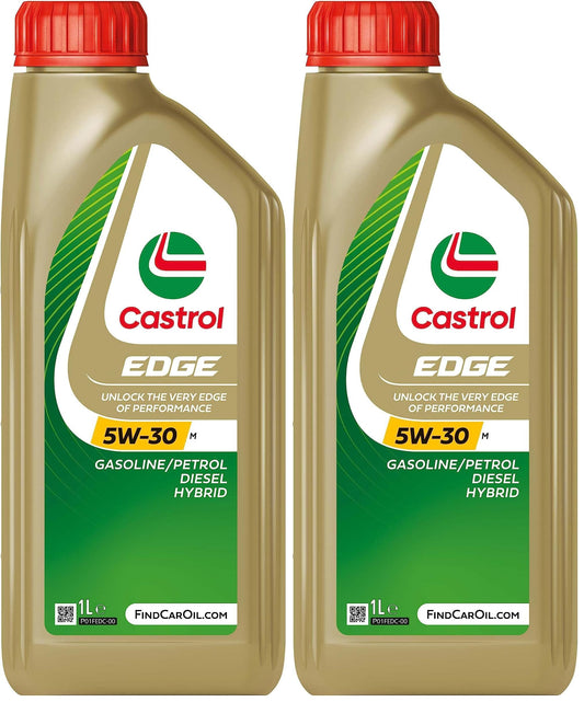 Castrol EDGE 5W-30 M Engine Oil, 1L (Pack of 2)