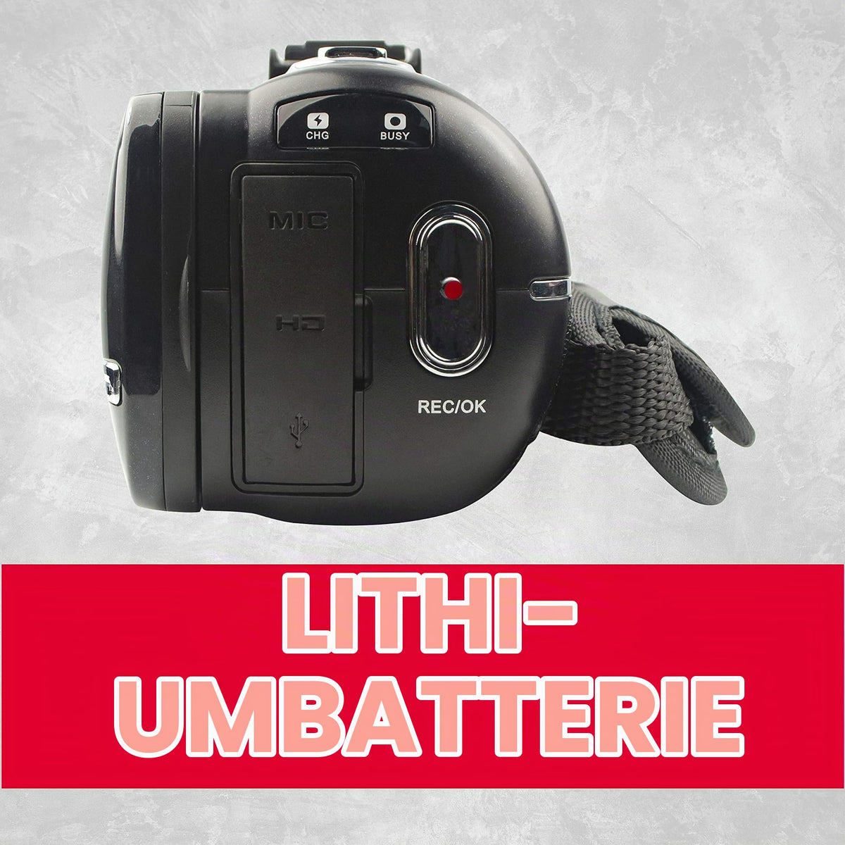 AGFAPHOTO Realimove CC2700 Camcorder Ultra HD 2.7K Video Camera - CC2700-2MIC