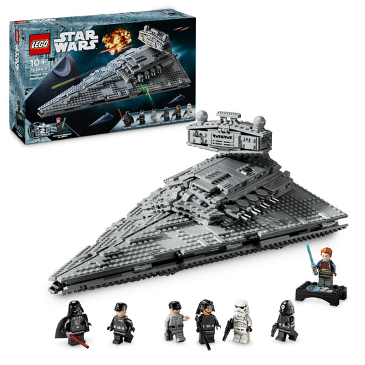 LEGO Star Wars 75394 Imperial Star Destroyer - spaceship toy with detailed interior and 7 minifigures - birthday gift for boys aged 10 and over and adult fans