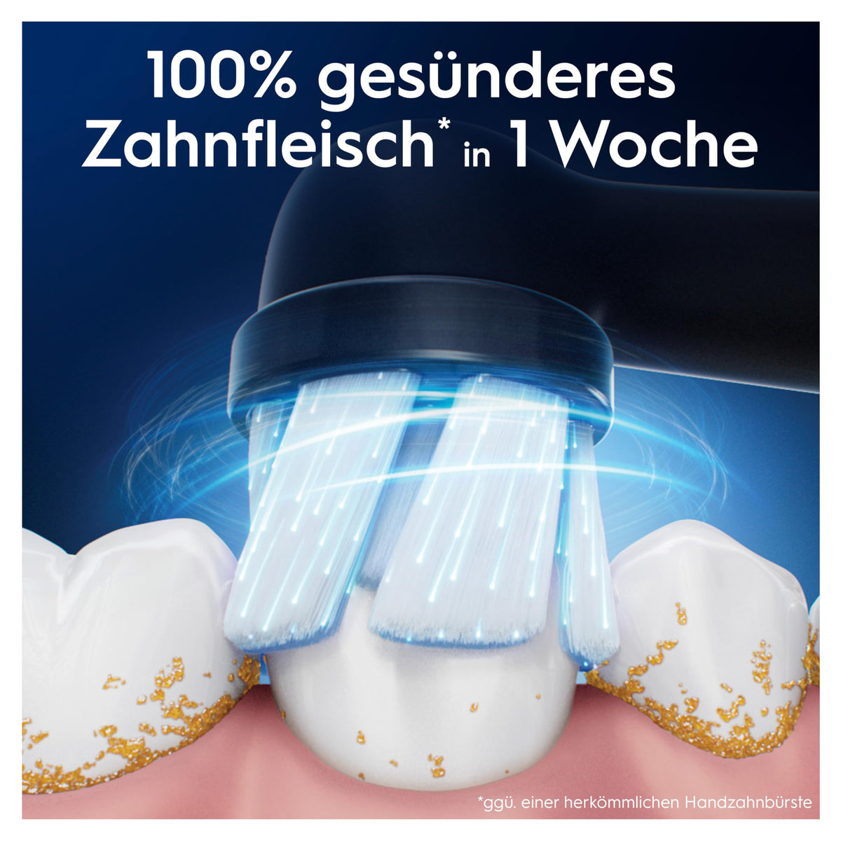 Oral-B iO Curățare Blândă – ORIGINAL Perii de schimb pentru periuțele electrice Oral-B iO – Capete de periuță, atașamente pentru periuțe de dinți, perii de rezervă pentru gingii sensibile – Negru, 4 bucăți - 8700216194631