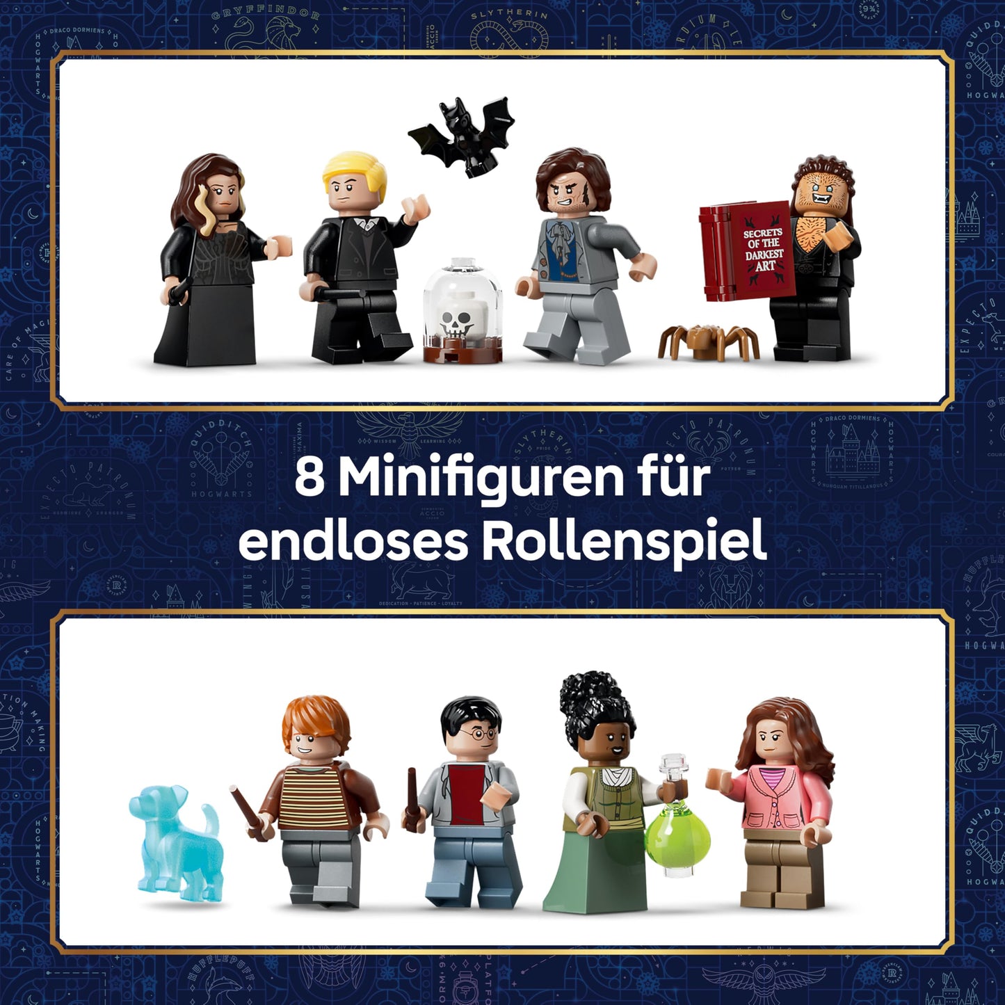 LEGO Harry Potter Wizarding Shops in Diagon Alley Toy - Miniature Model Building with 8 Minifigures & Collectable Patronus - Children's Room Decoration - Gift for Girls, Boys & Fans from 8 Years - 76471