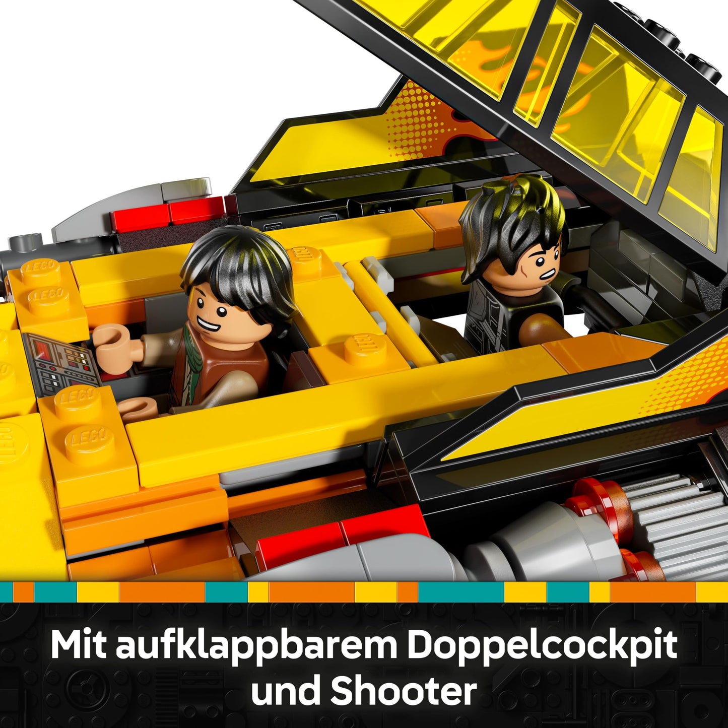 LEGO Star Wars The Force Burner Snowspeeder - building and collecting toy with 3 minifigures with lightsabers and speeder bike - gift for boys aged 7 and up & Rebuild the Galaxy fans - 75414