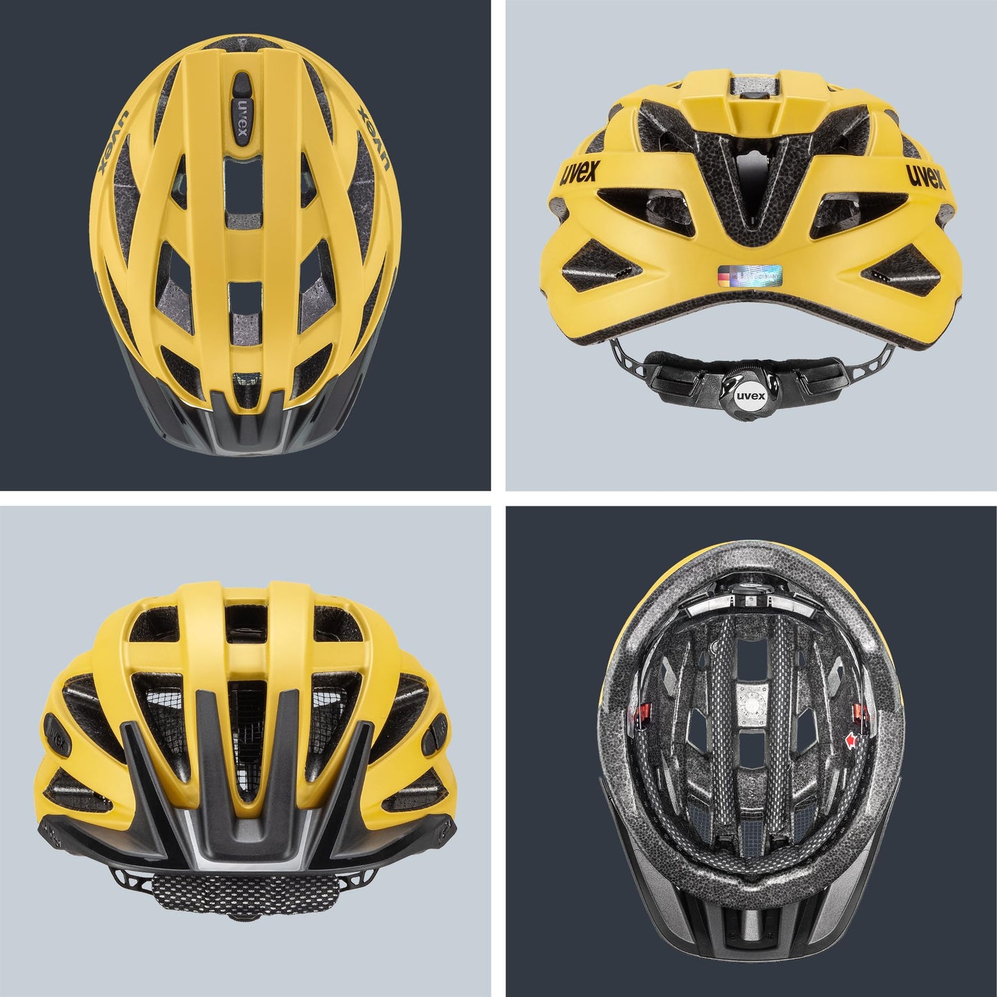 uvex i-vo cc bicycle helmet, sunbee, 56-60 cm - S4104233517