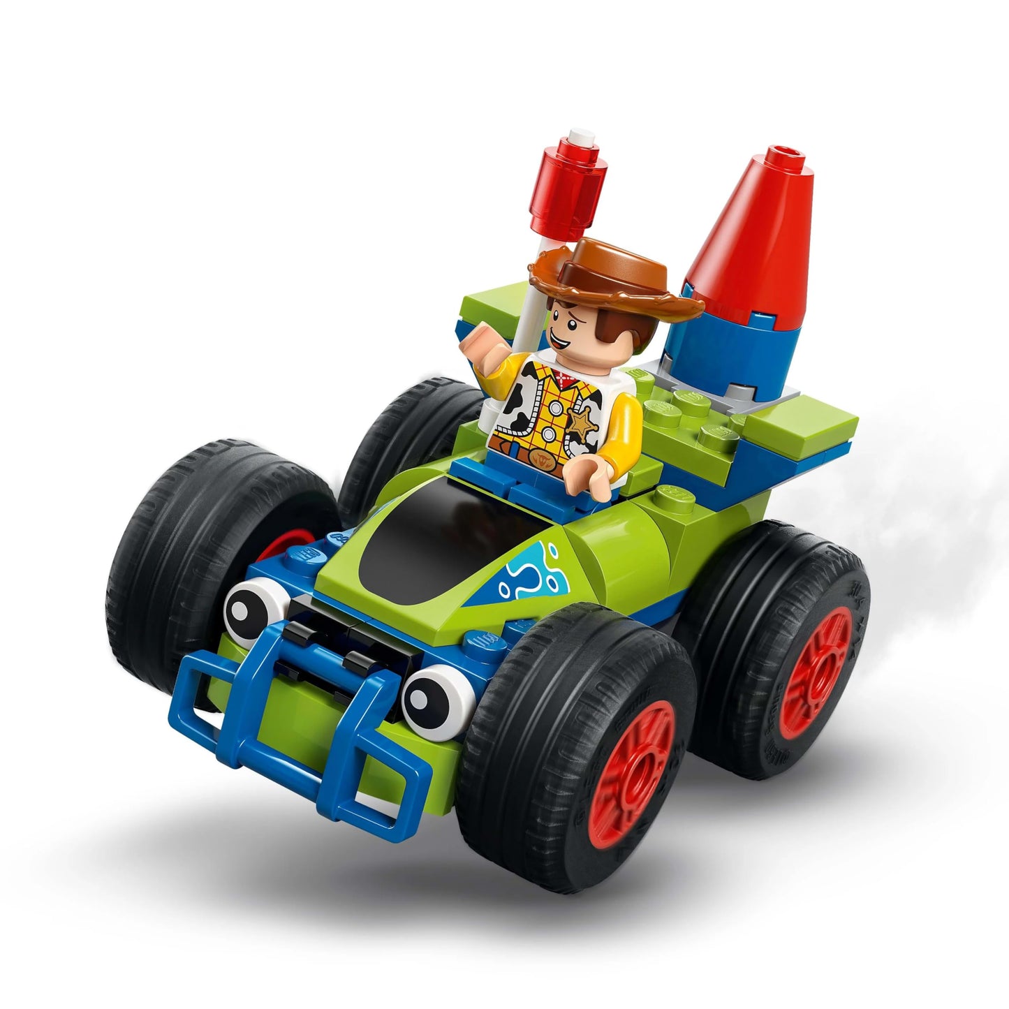 LEGO ǀ Disney and Pixar's party train and the RC car from Toy Story - with Woody, Jessie, Porzellinchen and Buzz Lightyear minifigures - creative gift for boys and girls aged 4 and up - 43264