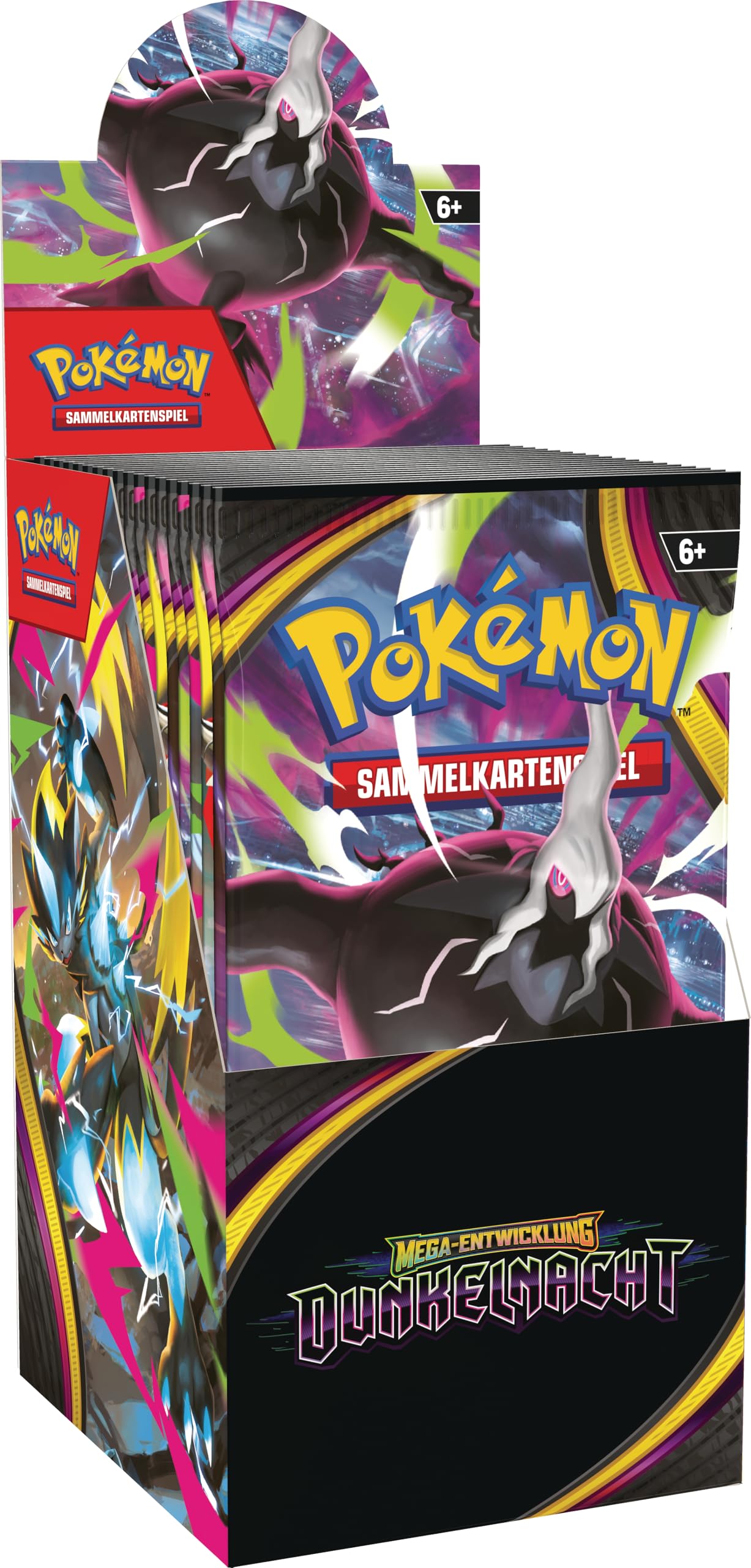Pokémon Trading Card Game: Mega Evolution - Darknight Booster Pack Display (includes 18 booster packs) - Pokémon-Sammelkartenspiel