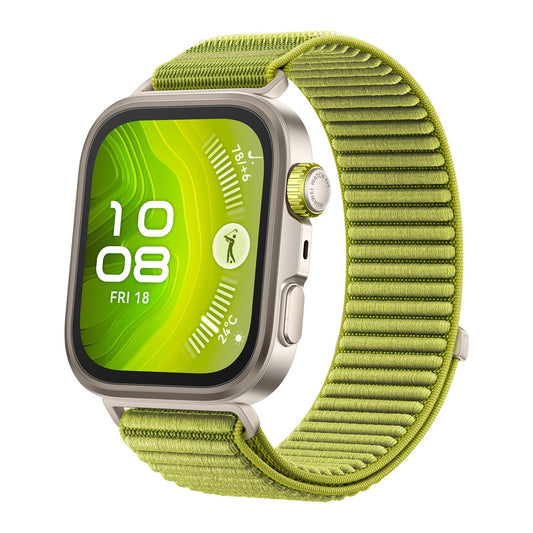 HUAWEI Watch FIT 4 Pro Smartwatch, GPS, Fitness Tracker with Sleep Monitoring & ECG Analysis, 3000 Nits, Up to 10 Days Battery Life, Android & iOS Compatible, Sapphire Glass, 5ATM, Green - Seiya-B29W