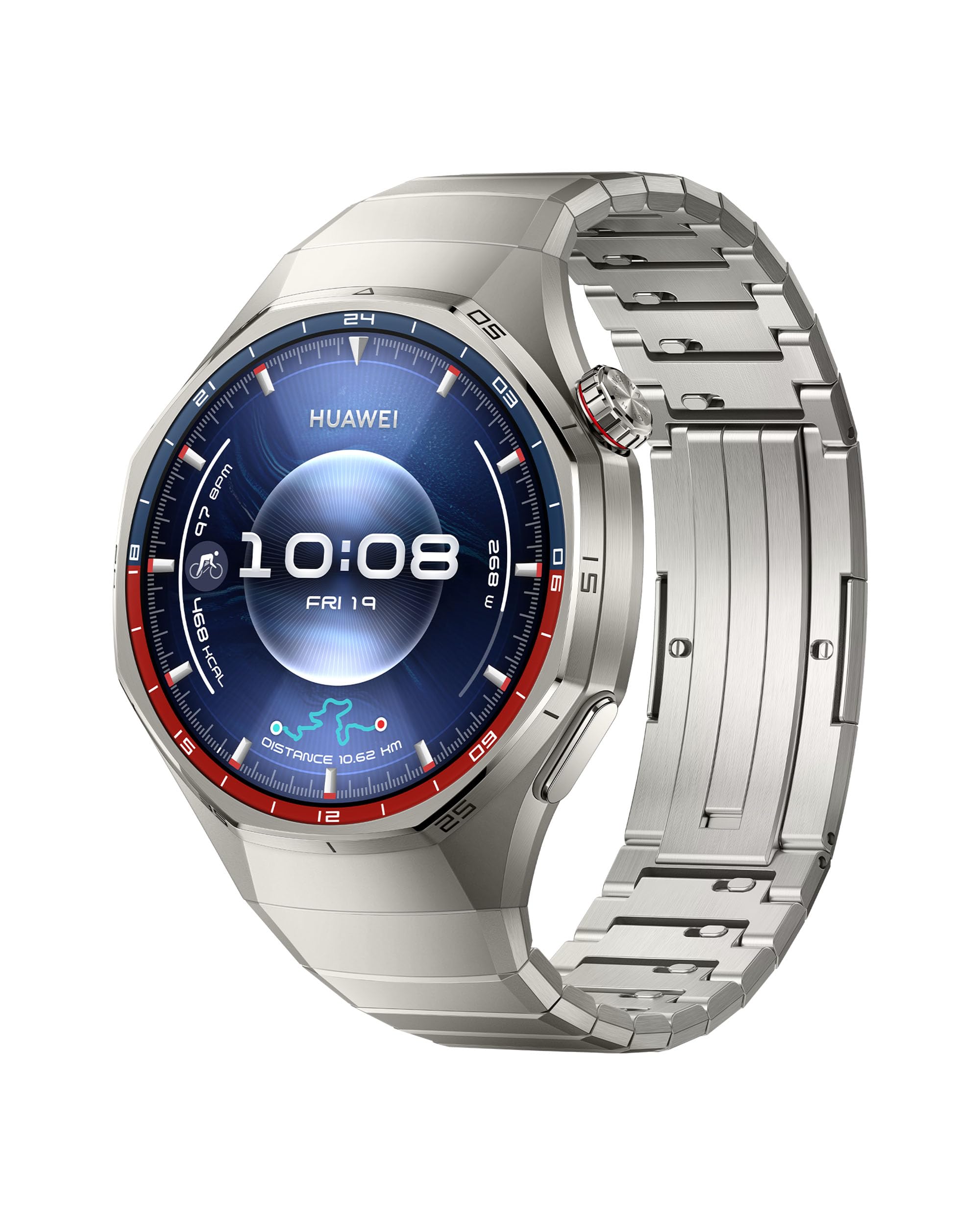 HUAWEI Watch GT 6 Pro Smartwatch, GPS, ECG, 1.47" AMOLED display, up to 21 days battery, comprehensive cycling features, 100+ sports modes, compatible with Android™ & iOS, health monitoring, titanium, 46mm - Atum-B29M
