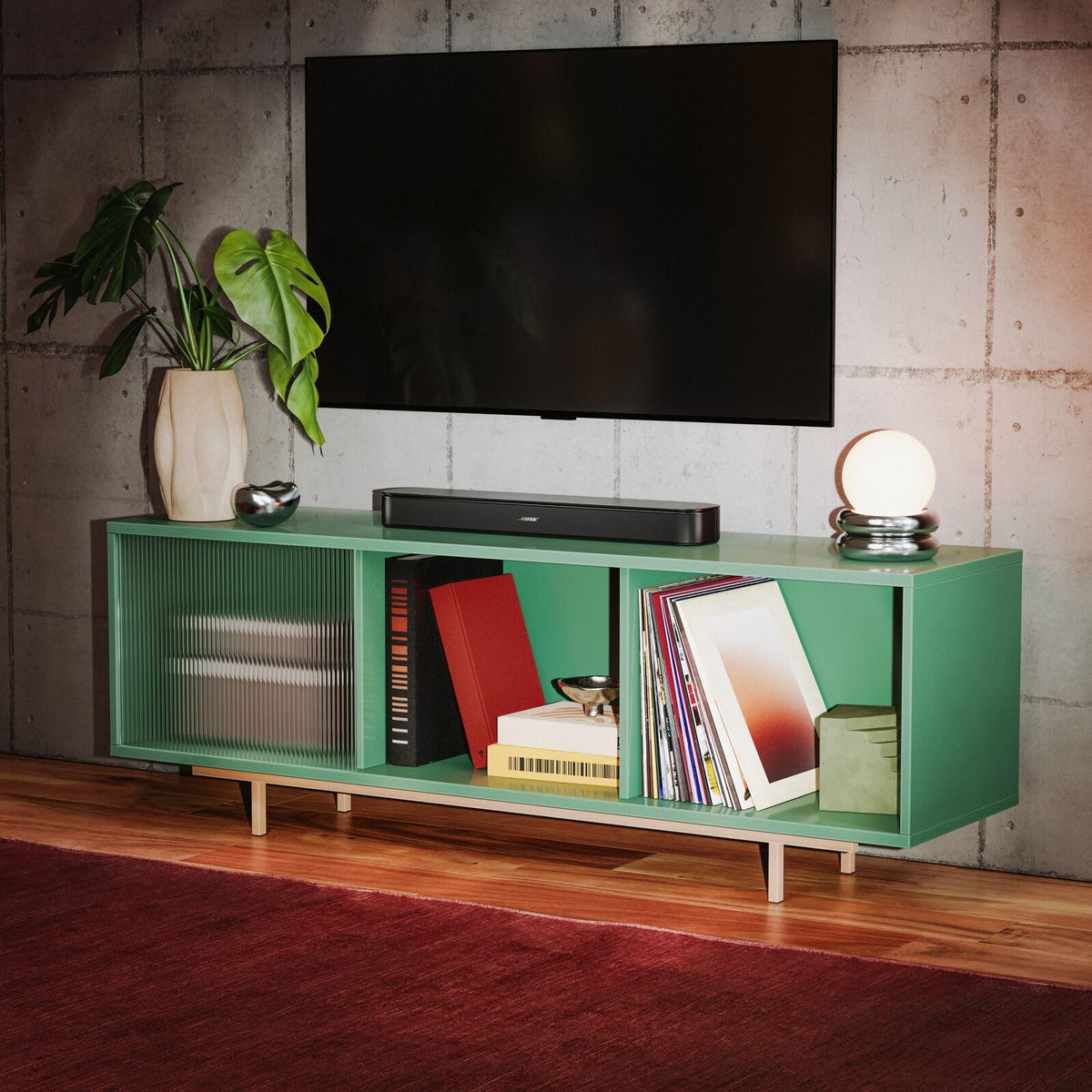 Bose TV Speaker (2nd Gen.) – Compact soundbar with Bluetooth and HDMI-ARC connection, clear dialogues, Dolby Atmos, deep bass, easy setup thanks to the included remote control, black - 901067-2100
