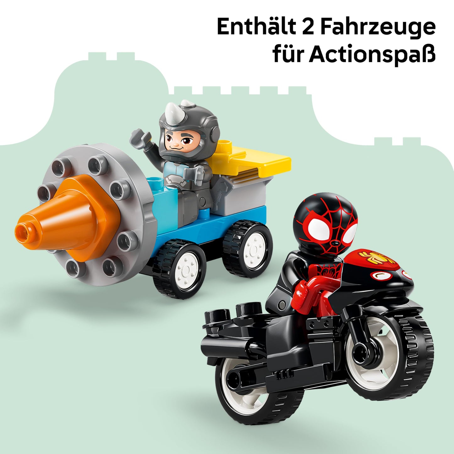 LEGO DUPLO | Marvel Team Spidey's Headquarters - Learning toy to promote motor skills - Toddler Montessori set - Gift for boys aged 2 and up & fans of Spidey & his super friends - 10464