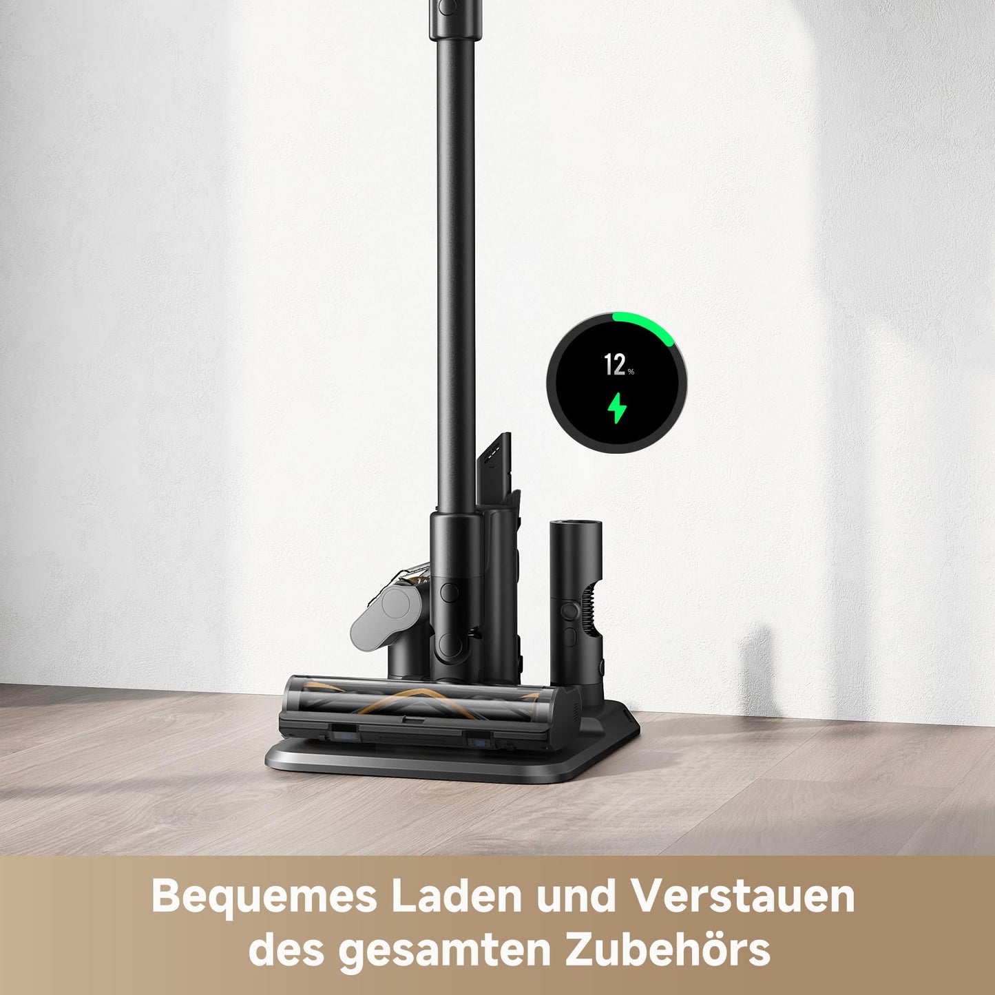 dreame Z10 cordless stick vacuum cleaner, 24,000PA / 210AW, 90min runtime, H14-HEPA, 99.99%, dust visibility tech, tangle-free for all floors, auto detection & suction power adjustment - VZV11A
