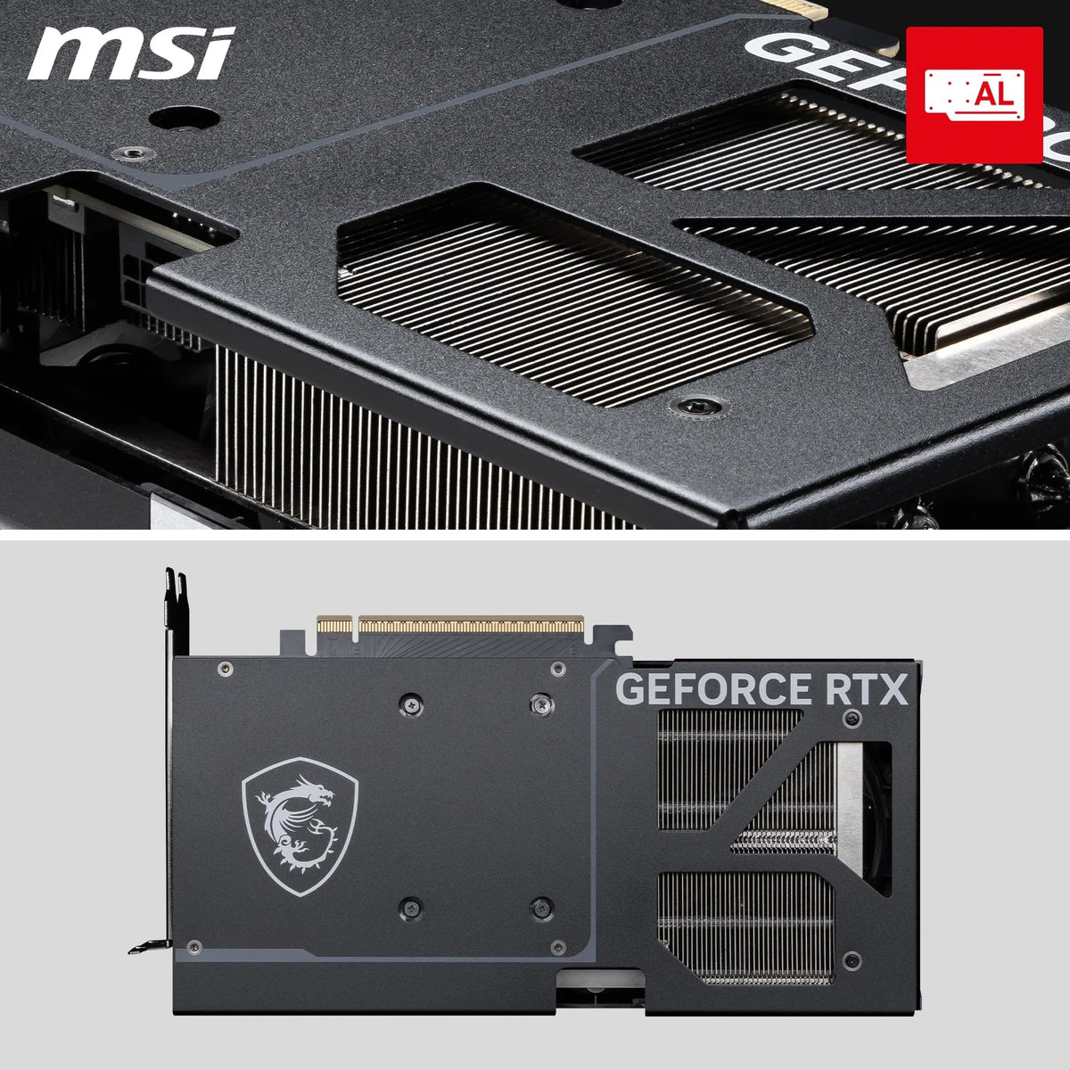 MSI GeForce RTX 5070 12G Ventus 2X OC - Placă grafică de gaming - V532-003R
